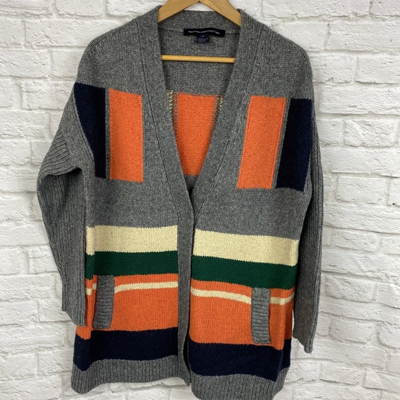 French Connection Sweaters - French Connection Grey Cardigan Medium